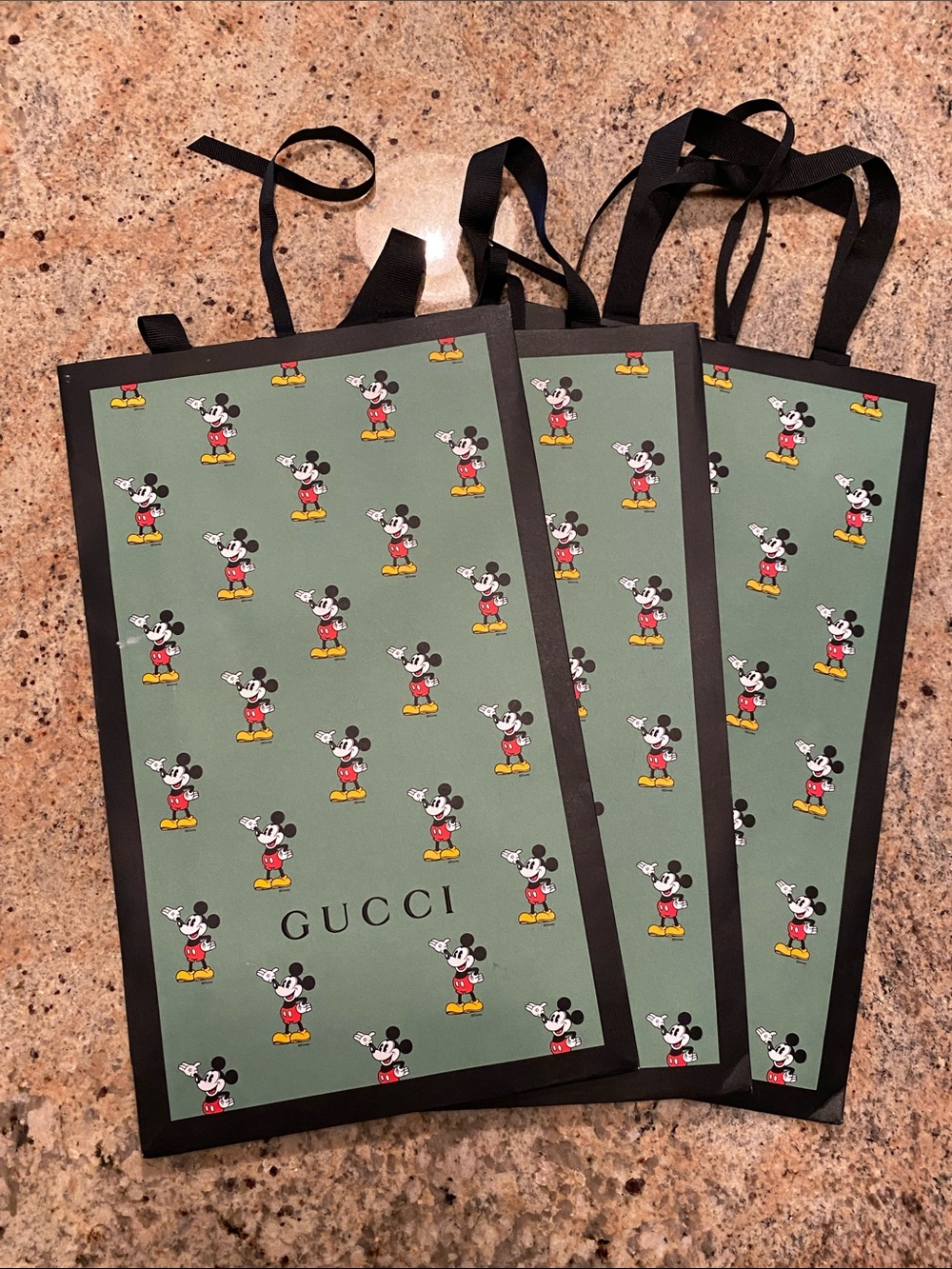 Gucci limited edition collaboration Disney Mickey Mouse Patterned Bag brand new